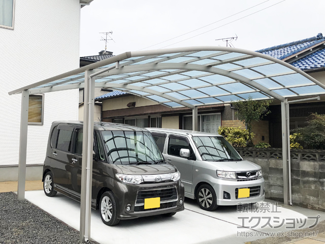 福岡県中間市ののカーポート レイナツインポートグラン　積雪〜20cm対応 施工例