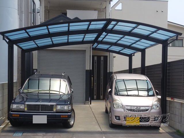 広島県呉市ののカーポート レイナポートグラン　積雪〜20cm対応 施工例