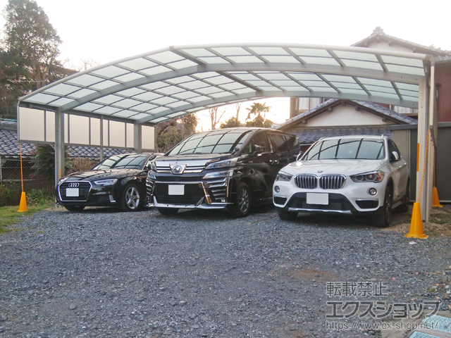東京都板橋区ののカーポート レイナトリプルポートグラン　積雪〜20cm対応 施工例