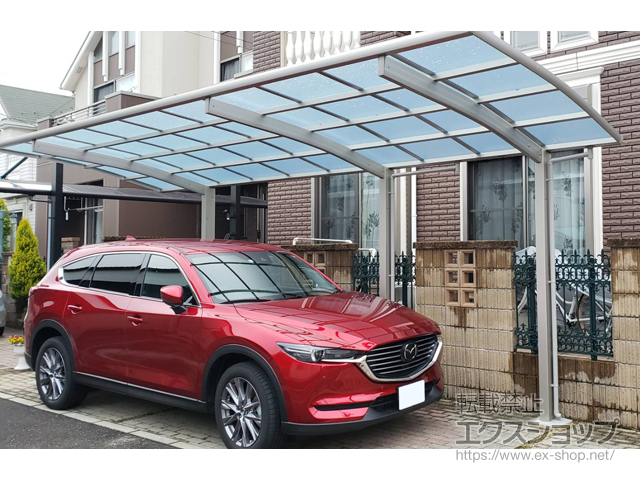 愛知県一宮市ののカーポート レイナポートグラン 延長　積雪〜20cm対応 施工例