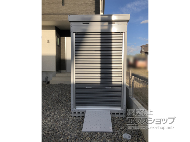 愛知県豊田市のの倉庫・ガレージ バイク保管庫 一般型 床付タイプ 施工例