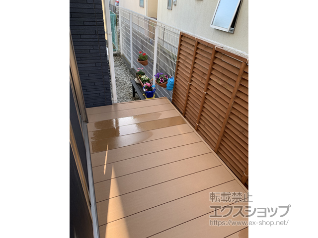 神奈川県川崎市ののウッドデッキ リウッドデッキ200 施工例