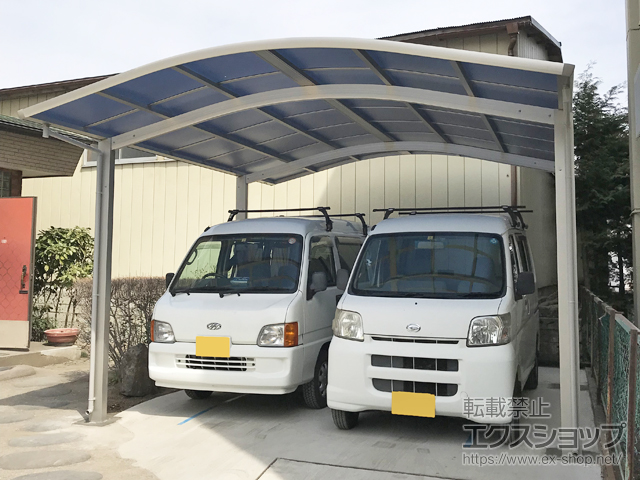 栃木県宇都宮市ののカーポート レイナツインポートグラン　積雪〜20cm対応 施工例