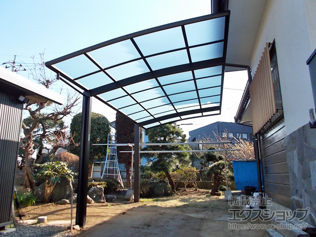 茨城県水戸市ののカーポート レイナポートグラン　積雪〜20cm対応 施工例