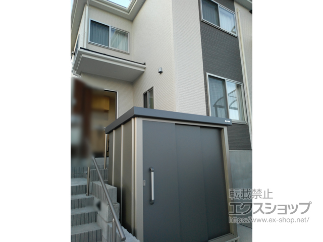 宮城県多賀城市のの物置・屋外倉庫 エスケーエイト SK8-70 一般型 1800×1200×1940 SK8-70-GK 施工例