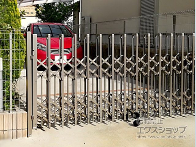 千葉県野田市ののカーゲート トリップゲート ペットガード型 ノンレール 片開き*30S 施工例