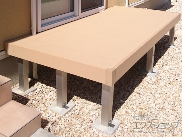 宮城県名取市ののウッドデッキ リウッドデッキ 200 施工例