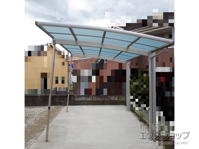 栃木県大田原市ののカーポート レイナポートグラン　積雪〜20cm対応 施工例