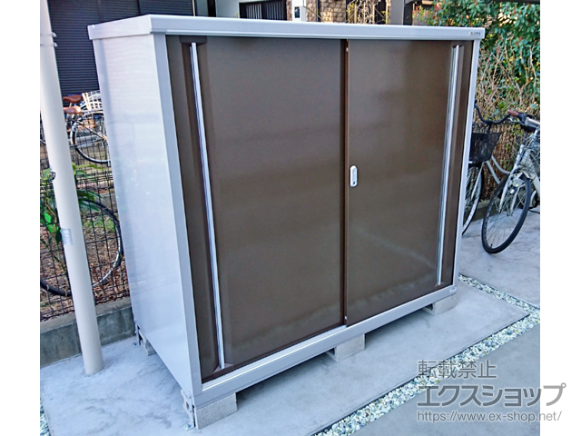 東京都小平市のの物置・屋外倉庫 シンプリー 一般型 MJX-179D TB 施工例