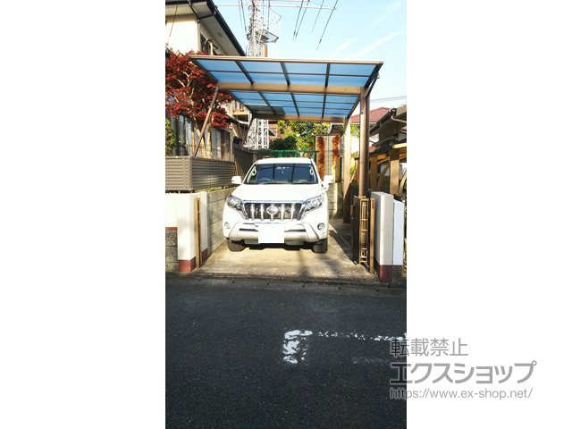 福岡県那珂川市ののカーポート エフルージュグラン　積雪〜20cm対応 施工例