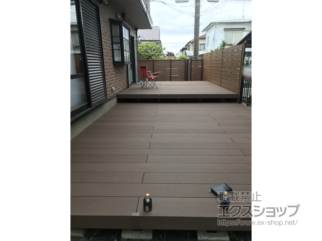 神奈川県横浜市ののウッドデッキ リウッドデッキ 200 施工例
