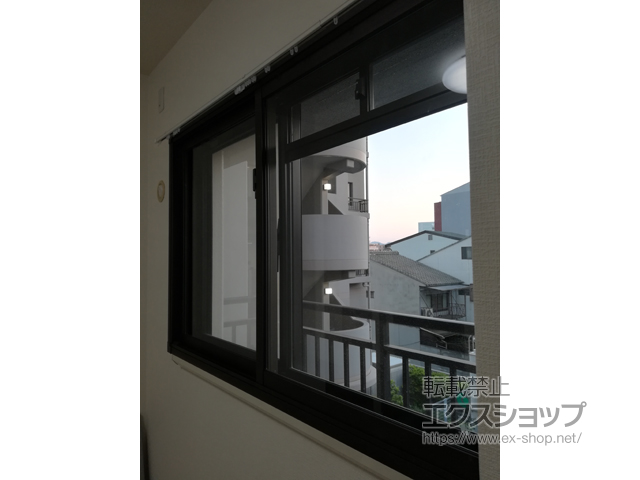 京都府京都市のの二重窓（内窓） インプラス ダストバリア仕様 引違い窓 2枚建 施工例