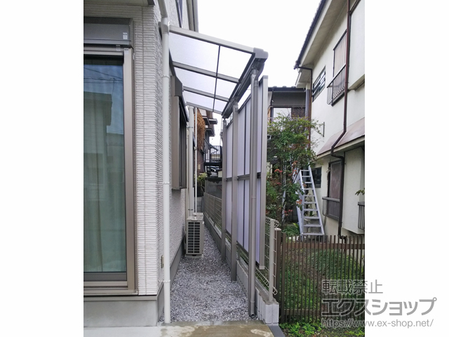 神奈川県横浜市ののテラス屋根 スピーネ F型 テラスタイプ 単体 積雪〜20cm対応 施工例