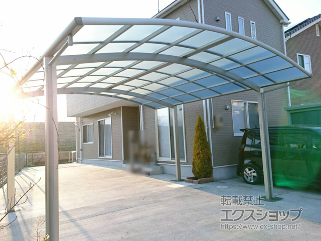 宮城県遠田郡美里町ののカーポート レイナツインポートグラン　積雪〜20cm対応 施工例