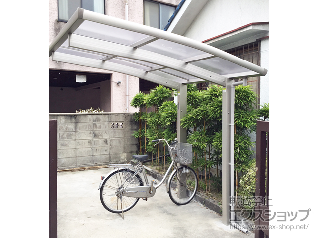 大阪府豊中市ののサイクルポート・駐輪場 レイナポートグランミニ 積雪〜20cm対応 施工例