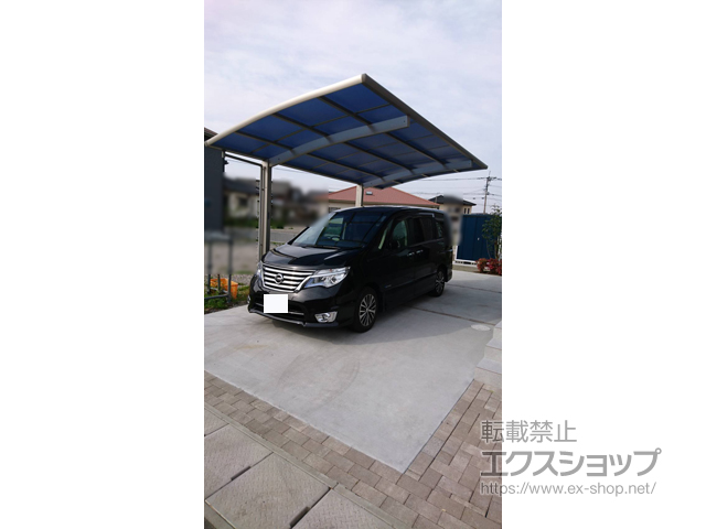 長崎県大村市ののカーポート レイナポートグラン　積雪〜20cm対応 施工例