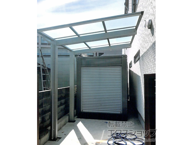 兵庫県加古郡播磨町ののサイクルポート・駐輪場 エフルージュグランミニ 積雪〜20cm対応 施工例