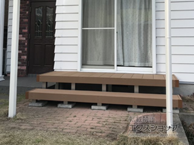 神奈川県藤沢市ののウッドデッキ リウッドデッキ 200 施工例