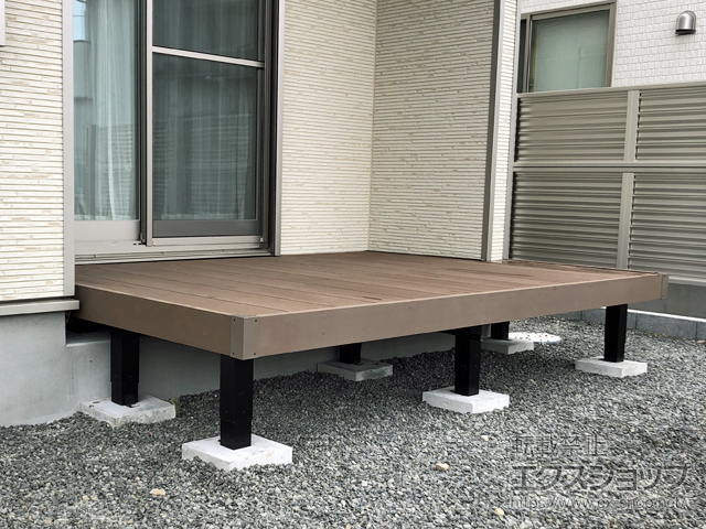 静岡県静岡市ののウッドデッキ マージウッドデッキ 施工例