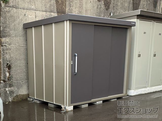 富山県富山市のの物置・屋外倉庫 エスケーエイト SK8-100 一般型 2200×1600×1940 SK8-100-GK 施工例