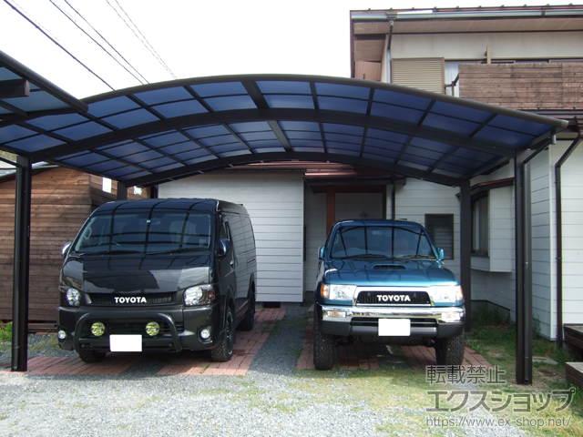 山口県山口市ののカーポート レイナツインポートグラン　積雪〜20cm対応 施工例