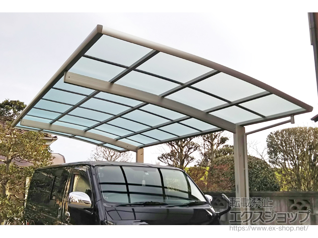 茨城県結城郡八千代町ののカーポート レイナポートグラン　積雪〜20cm対応 施工例