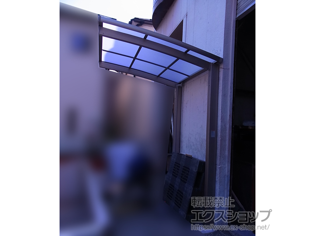 神奈川県横浜市ののサイクルポート・駐輪場 ネスカRミニ (ラウンドスタイル) 積雪〜20cm対応 施工例