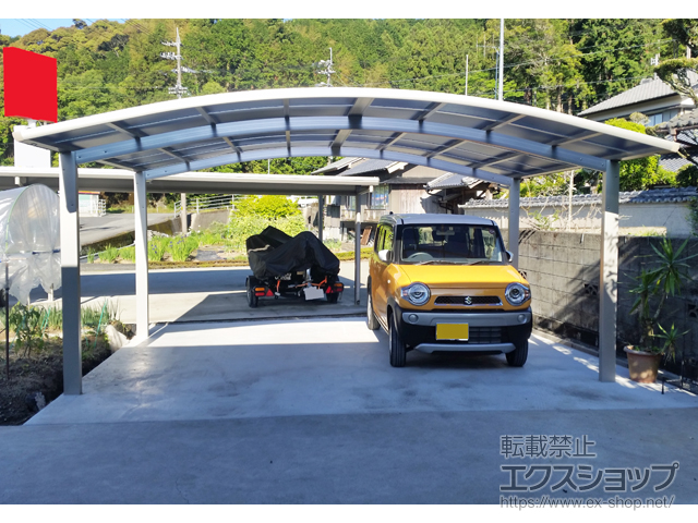 高知県高岡郡中土佐町ののカーポート レイナツインポートグラン　積雪〜20cm対応 施工例