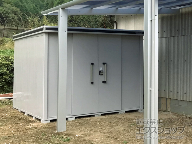 山口県岩国市のの物置・屋外倉庫 エルモ 一般型 2570×2920×2116（LMD-2529） LMD-2529-CB 施工例