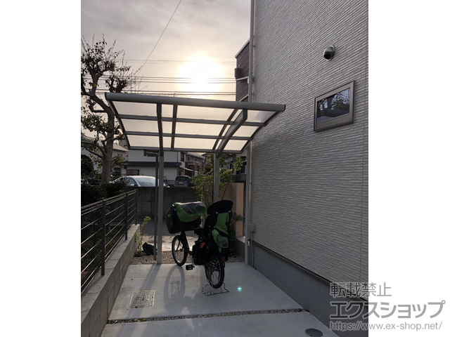 福岡県福岡市ののサイクルポート・駐輪場 レイナポートグランミニ 積雪〜20cm対応 施工例