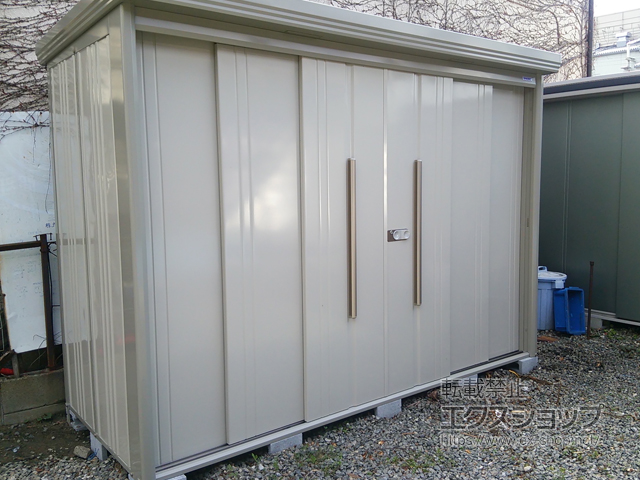 大阪府枚方市のの物置・屋外倉庫 Mr.ストックマンダンディ 一般型 結露減少型 2900×1222×2110（ND-Z2912） ND-Z2912-W 施工例