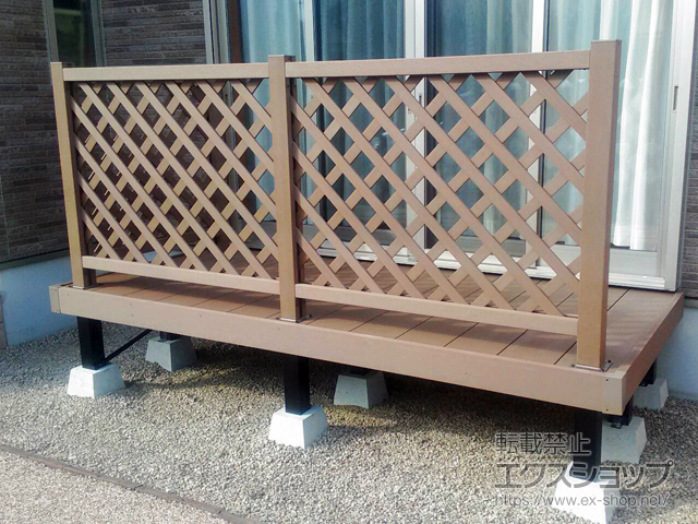 兵庫県姫路市ののウッドデッキ リウッドデッキ 200 施工例