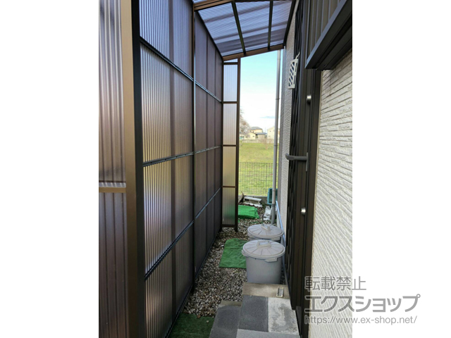 宮城県仙台市ののストックヤード ストックヤードII 両袖タイプ 積雪〜20cm対応 施工例