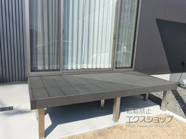 香川県高松市ののウッドデッキ リウッドデッキ 200 施工例