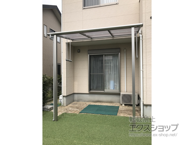 福岡県遠賀郡遠賀町ののテラス屋根 ヴェクターテラス F型 テラスタイプ 単体 積雪〜20cm対応 施工例