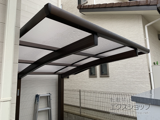 広島県東広島市ののサイクルポート・駐輪場 レイナポートグランミニ 積雪〜20cm対応 施工例