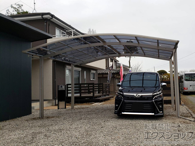 千葉県大網白里市ののカーポート レイナツインポートグラン　積雪〜20cm対応 施工例