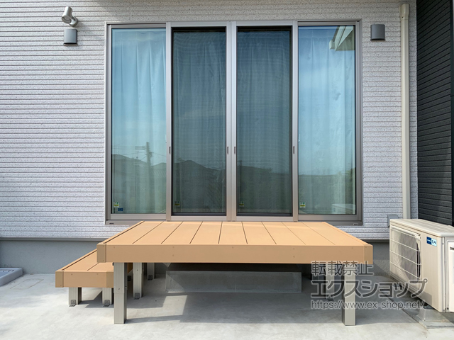 福岡県太宰府市ののウッドデッキ リウッドデッキ 200 施工例