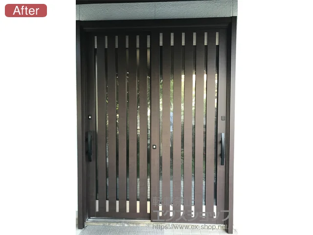 �F�{���R���s��LIXIL ���N�V���i�g�X�e���j�̌��փh�A ���V�F���g���ֈ��� SG�d�l 2������ �����}�� 15�^(�c�ʂ�) �{�H��