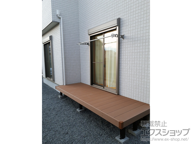 栃木県那須塩原市ののウッドデッキ マージウッドデッキ 施工例