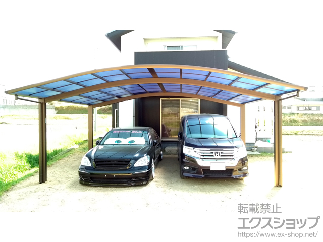 広島県世羅郡世羅町ののカーポート レイナツインポートグラン　積雪〜20cm対応 施工例