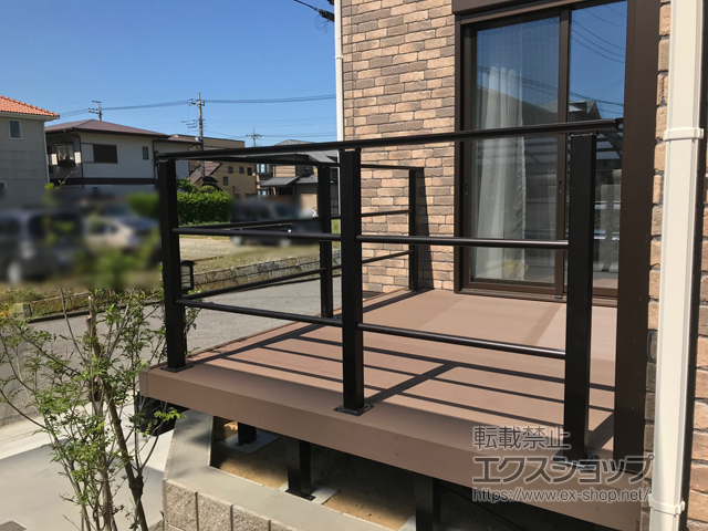 千葉県佐倉市ののウッドデッキ リウッドデッキ 200 施工例