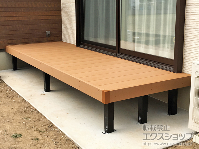 埼玉県深谷市ののウッドデッキ マージウッドデッキ 施工例