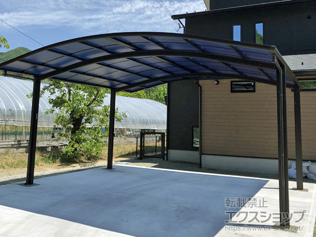 兵庫県三田市ののカーポート レイナツインポートグラン　積雪〜20cm対応 施工例