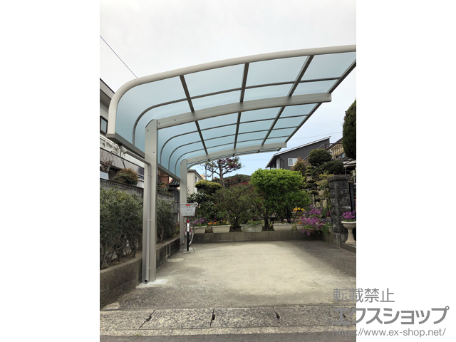 愛知県北名古屋市ののカーポート レイナキャップポートグラン　積雪〜20cm対応 施工例