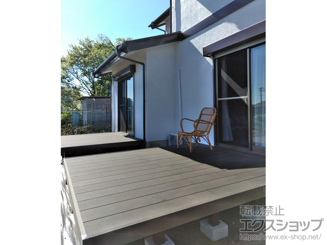 三重県伊賀市ののウッドデッキ リウッドデッキ 200 施工例