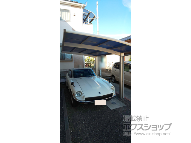 静岡県静岡市ののカーポート プレシオスポート 積雪〜20cm対応 施工例