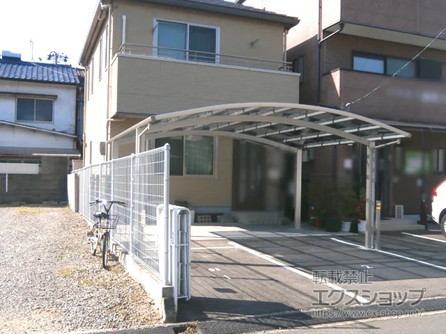 香川県高松市のYKKAPのカーポート レイナツインポートグラン　積雪～20cm対応 施工例