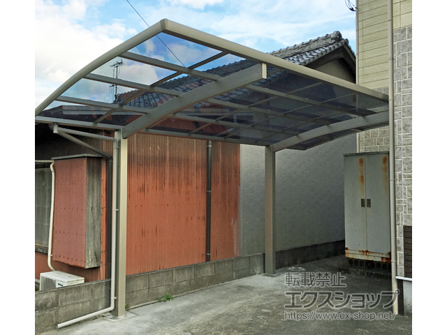 高知県安芸市ののカーポート レイナポートグラン　積雪〜20cm対応 施工例