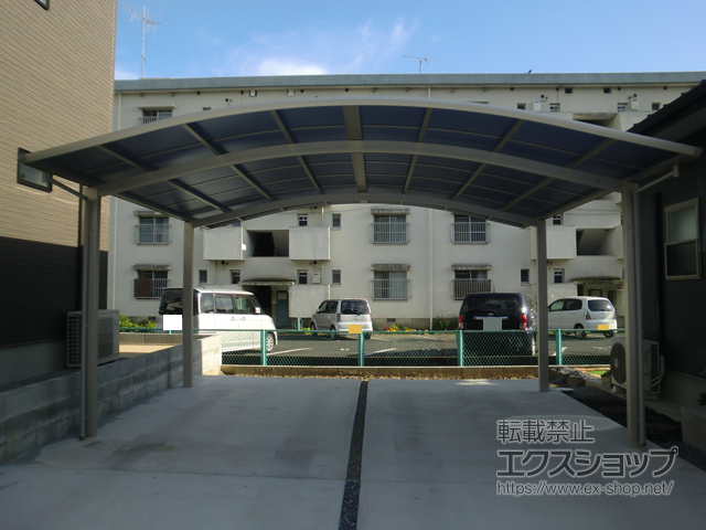 大分県日田市ののカーポート レイナツインポートグラン　積雪〜20cm対応 施工例